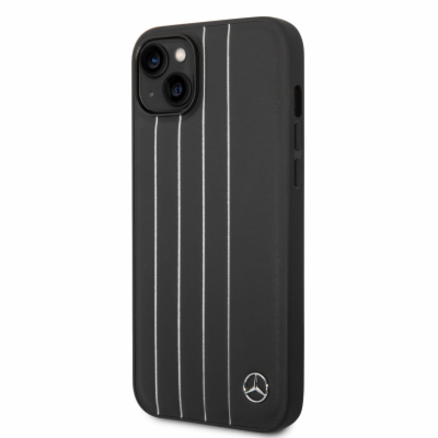Mercedes Genuine Leather Star Zadní Kryt pro iPhone 14 Pl...
