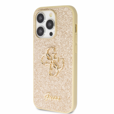 Guess PU Fixed Glitter 4G Metal Logo Zadní Kryt pro iPhon...