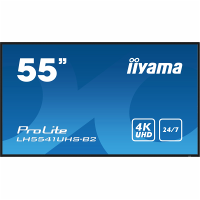 55" iiyama LH5541UHS-B2:IPS,4K UHD,500cd,repro