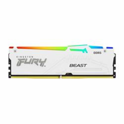 Kingston FURY Beast/DDR5/32GB/6000MHz/CL30/2x16GB/RGB/White