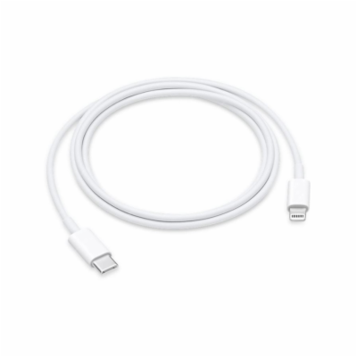 DeTech Datový Kabel Lightning/USB-C pro Apple, White Dato...