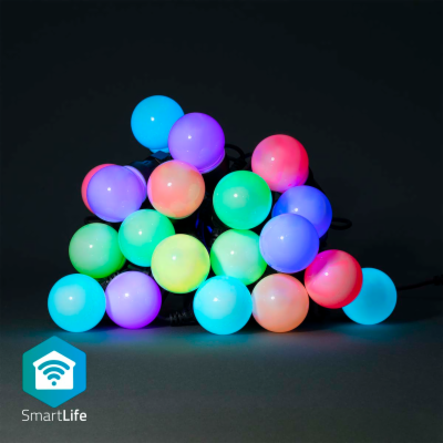 SmartLife dekorativní LED Wi-Fi žárovky D50 RGB 20 LED, I...
