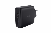 TRUST MAXO 65W 2P USB-C CHARGER BLK