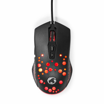 Gaming Mouse GMWD410BK kabelové | 800 / 1200 / 2400 / 320...
