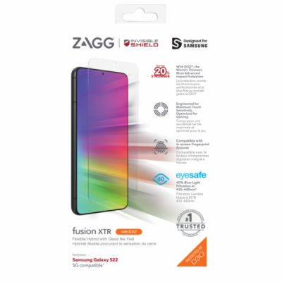 ZAGG Invisible Shield Fusion XTR D3O hybridní sklo SG S22...
