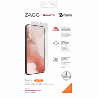 ZAGG Invisible Shield Fusion D3O hybridní sklo Samsung Ga...