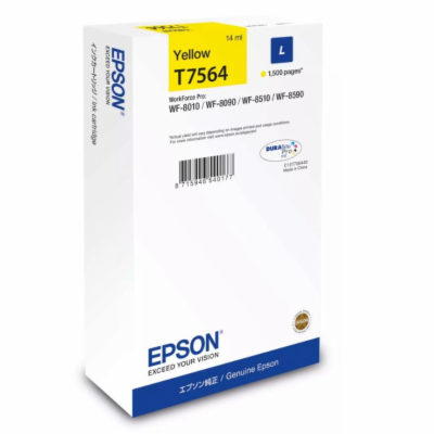 EPSON Ink bar WF-8xxx Series Ink Cartridge L Yellow - (15...