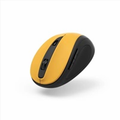 Hama bezdrátová optická myš MW-400 V2, ergonomická, žlutá...
