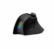 EVOLVEO Vertikální myš TwinVerti, Ergonomická myš, 2.4GHz, Bluetooth, černá