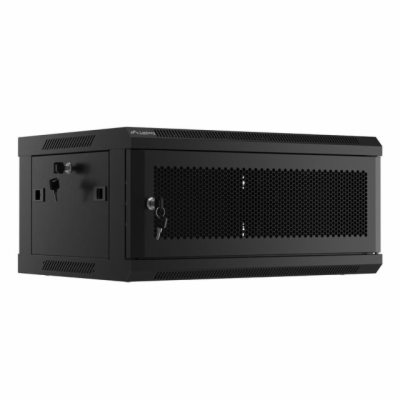 LANBERG Nástěnná jednodílná skříň 19", 4U/600x450, (v roz...