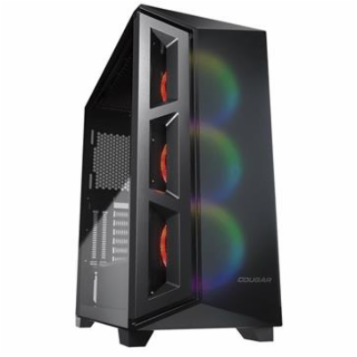 COUGAR PC skříň DARK BLADER X5 Black Mid Tower Plastic wi...