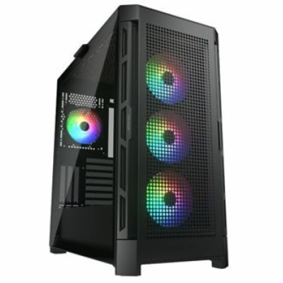 COUGAR PC skříň DUOFACE Pro RGB Black Mid Tower TG & Airf...