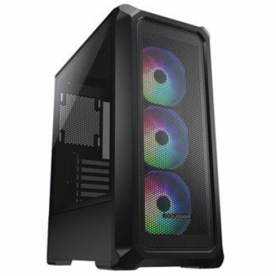 COUGAR PC skříň ARCHON 2 Mesh RGB Black Mid Tower Mesh Fr...