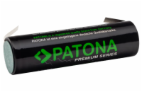 PATONA nabíjecí baterie 18650 Li-lon 3000mAh PREMIUM 3,7V s páskovými vývody pro pájení