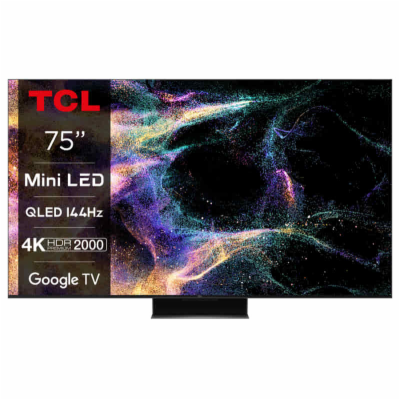 TCL 75C845 TV SMART Google TV QLED/75"/4K UHD/4500 PPI/14...