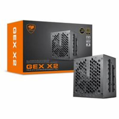 COUGAR PC zdroj GEX X2 1000W 80+ Gold, Fully modular (PCI...