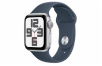 Apple Watch SE (Gen 2) 40mm Silver watchOS, Dotykové LCD,