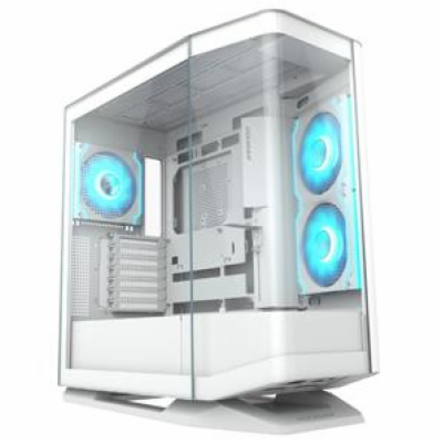COUGAR PC skříň FV270 White Mid tower tempered curved gla...