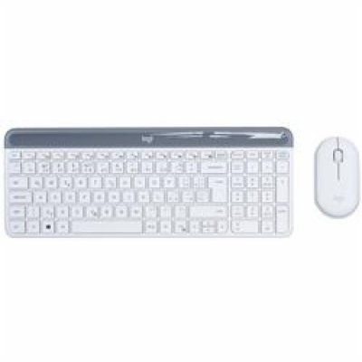 Logitech Slim Wireless Keyboard and Mouse Combo MK470 - O...