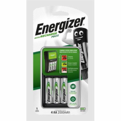 Energizer nabíječka - Maxi + 4AA Power Plus 2000 mAh