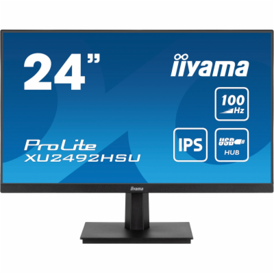 iiyama XU2492HSU 23,8"/IPS/FHD/100Hz/0,4ms/Black/3R