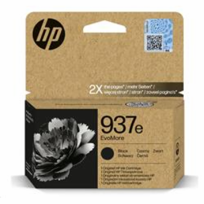HP 937e Černá EvoMore originální inkoustová kazeta