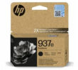 HP 937e Černá EvoMore originální inkoustová kazeta