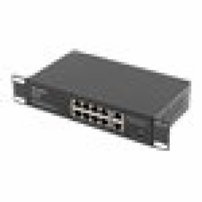 LANBERG SWITCH  8X 100MB POE+/2X 1GB UNMANAGED RACK 10"/1...