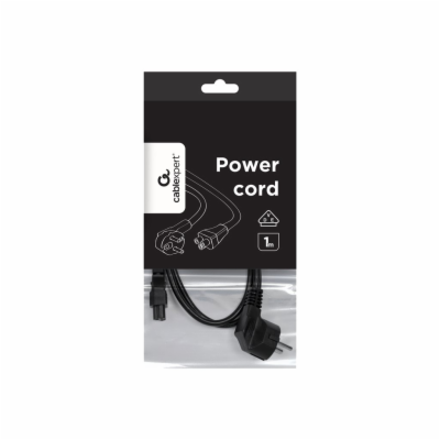 GEMBIRD Kabel síťový  1 m napájecí (C5), VDE