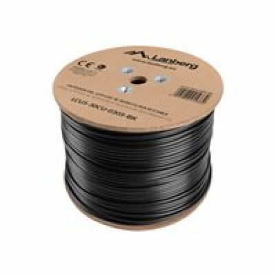 LANBERG LAN KABEL CAT.5E UTP 305M PEVNÝ VENKOVNÍ KABEL S ...