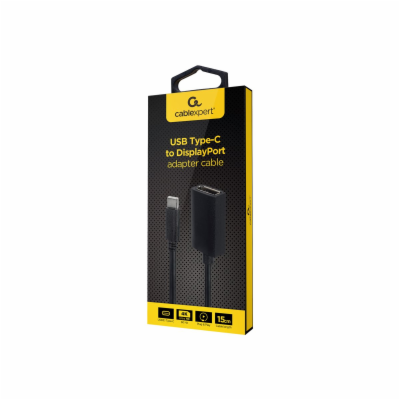 GEMBIRD USB Type-C to DisplayPort adapter cable 4K 15cm b...