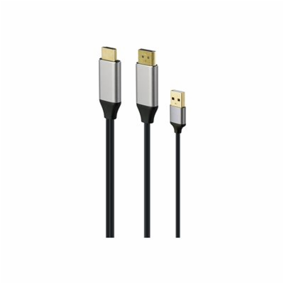 GEMBIRD Kabel aktivní adaptér HDMI samec na DisplayPort s...