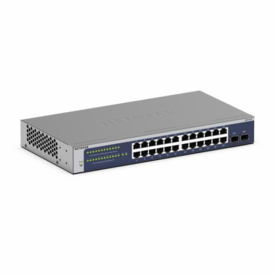 Netgear 24-Port Gigabit Ethernet Smart Switch with 2 SFP ...
