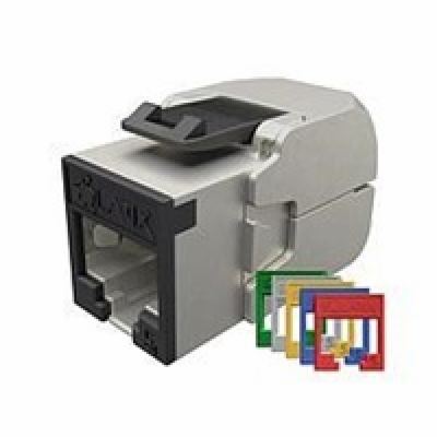 Samořezný keystone Solarix CAT6A STP SXKJ-10G-STP-RAL-SA,...