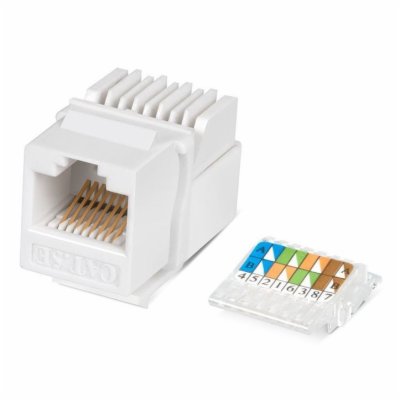 XtendLan Keystone jack RJ45, zaklapávací, CAT5e, UTP, ins...