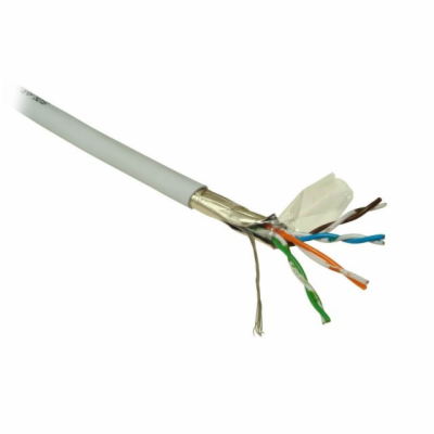 PLANET kabel FTP, drát, 4pár, Cat 5e, LS0H, Dca, Planet E...