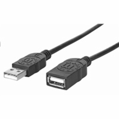Manhattan USB kabel, USB 2.0, Male na Female, 480 Mbps, 1...
