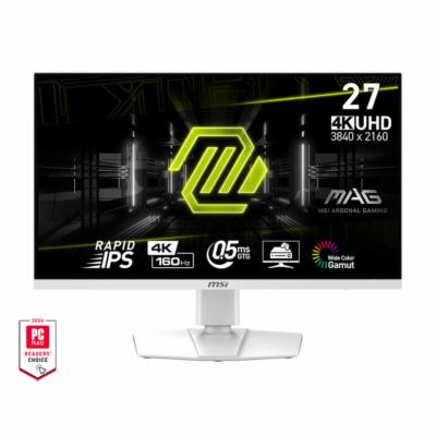 MSI MAG/274URFW/27"/IPS/4K UHD/160Hz/0,5ms/Bílá/3R