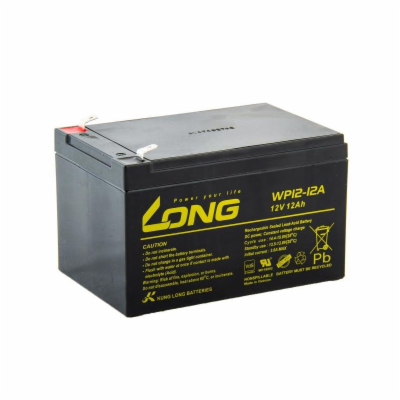 Long 12V 12Ah F2; PBLO-12V012-F2A Long Baterie WP12-12 (1...