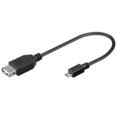 PremiumCord USB redukce kabel USB A/female - Micro USB/ma...