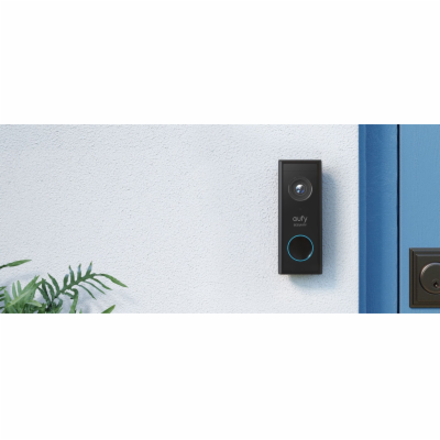 Eufy Video Doorbell 2K black (Battery-Powered) + Home base 2