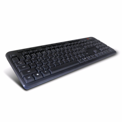 C-Tech KB-102M-U-BL CZ/SK USB slim black multimediální