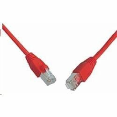 Solarix Patch kabel CAT6 SFTP PVC 5m červený snag-proof C...