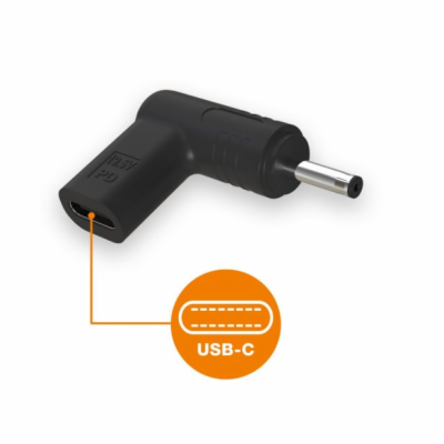 USB-C napájecí redukce 3,0 x 1,0 mm pro notebooky Acer/Sa...