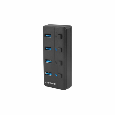 Natec aktivní rozbočovač Mantis 2, 4x USB 3.0 HUB, černý