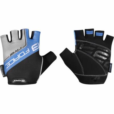 FORCE RIVAL, letní rukavice černo-modré vel.M