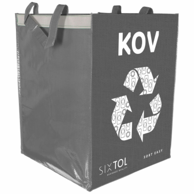Sixtol Tašky na tříděný odpad Sort Easy 4 Metal, 30x30x40...