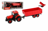 Teddies traktor ZETOR s červeným valníkem