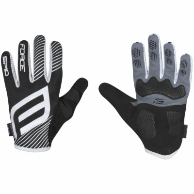 FORCE MTB SPID letní rukavice, černé vel.XXL