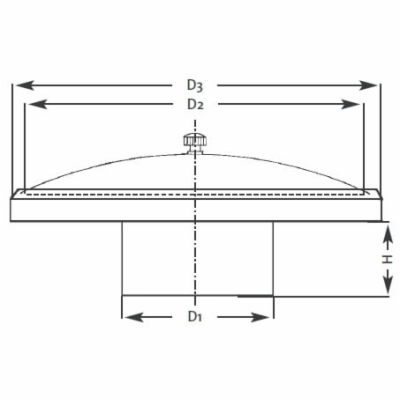 K1.100869 - Barometr 81 mm na zabudování 